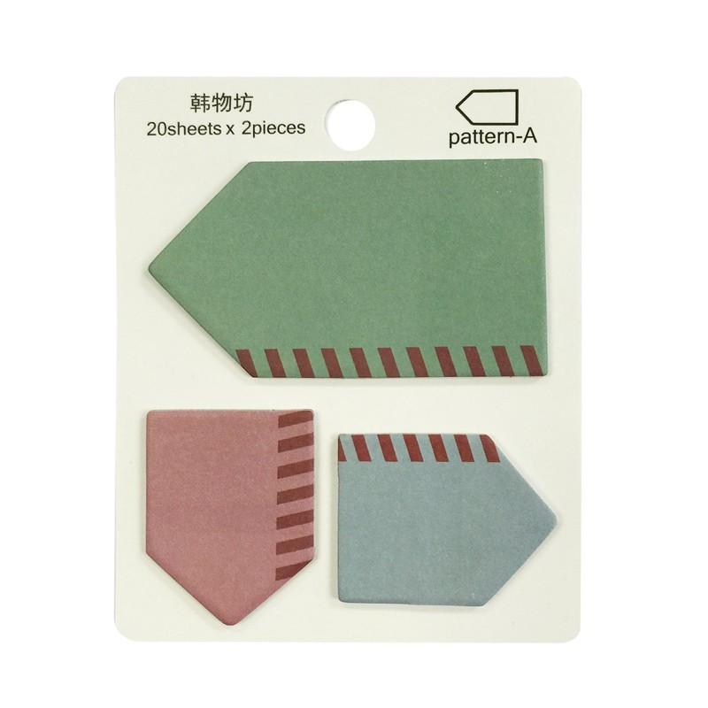 Wrapables® Exclamation Bubble Memo Sticky Notes (Set of 2), Arrows