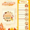 Fall Clear Cookie Packaging Bags 6 Designs Cookie Bags with