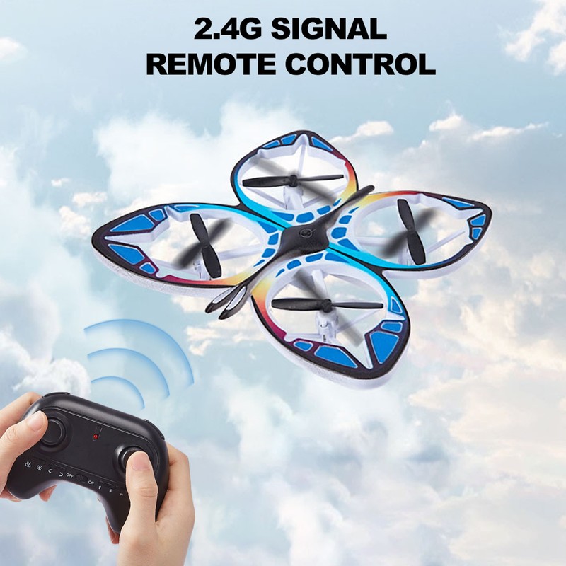 Mini Drone for Kids Remote Control Drone with Colorful Light