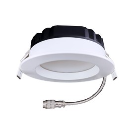Goodlite Commercial 5" LED Regress Round - Recessed Fixture, Multi-Watt 23-32W, 120-277V, CRI 90+, Wet & ETL, Non-IC, Triac & 0-10V Dimming, 2000-3000 Lumens, 5CCT 27K-30K-35K-41K-50K, 1ct (G-98523)