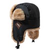 Clakllie Men's Trapper Trooper Hats Pilot Russian Hats Ushanka Eskimo