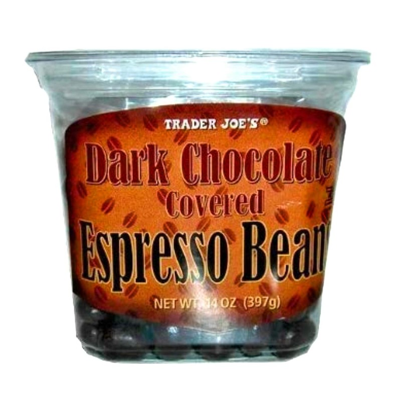 Trader Joes Dark Chocolate Covered Espresso Beans Bulk Pack of