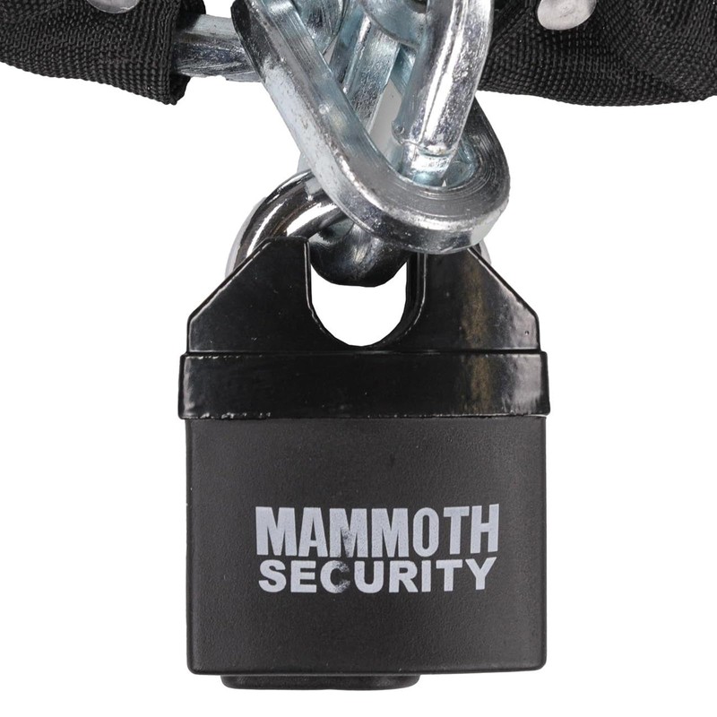 Mammoth Closed Shackle Padlock Hardened Steel Pin 62mm Body Motorcycle