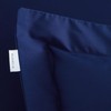 Bianca 200 Thread Count Cotton Percale Oxford Pillowcase Pair Navy