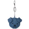 BON TON TOYS Snuffy Denim Bag Charm Keychain Mid Wash