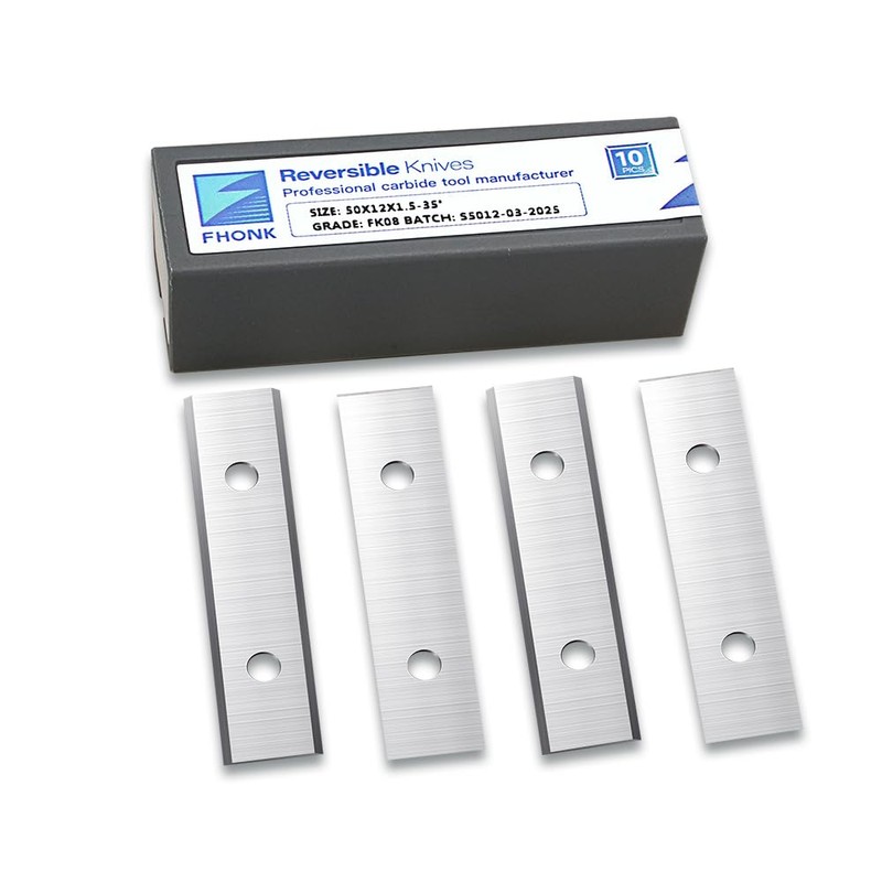 FHONK 50mm Carbide Inserts Cutters, for Woodturning Replacement Cutter Knives,