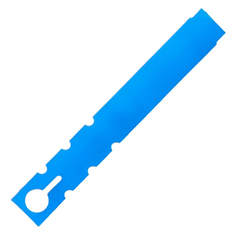 TAGKRAFTERS 7" x 1" Blue - 250 Pcs - Plastic