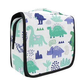 Hanging Travel Toiletry Bag Dinosaurs Creative Kit Makeup Case Cosmetics Organizer for Men Women