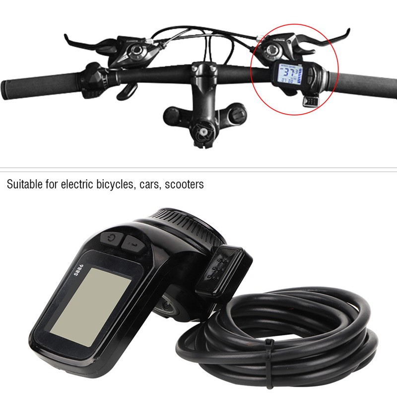 24V 350W Brushless Motor Controller LCD Display Thumb Throttle for