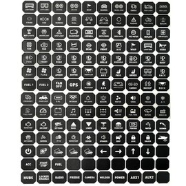 GZ5CG 140Pcs Switch Panel Stickers Universal for 6 Gang 8 Gang 12 Gang Switch Panel
