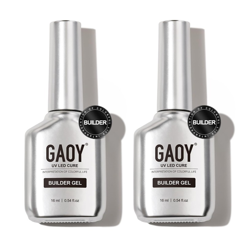 GAOY- 2 piezas de gel constructor transparente de 16 ml