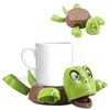 Turtle Coaster, 3D Printed Turtle Coaster, Funny Face Turtle Coasters,