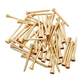 通用 160 Pcs Golf Tees Wooden Durable Golf Tees Golf Bamboo Nails 54mm(2 1/8 Inch) for Men and Women Who Like to Play Golf