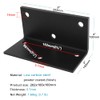 eoere 2 PCS 8" x 4" Heavy Duty Black L