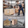 Large 56-Inch Carbon Steel Handle Lever Dolly 6600 Lbs Weight