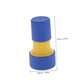 BESPORTBLE Teaching Clock Stamps for Self Inking Recognition Fun Learning Stamps for Classroom Home Party Favors Engaging Clock Face Recognition Activities