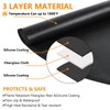 39" Inches Under Grill Mat, 3-Layer Thickened Fire Pit Mat,