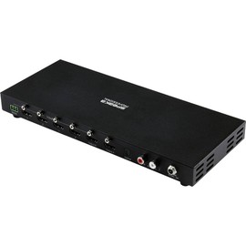SpeaKa Professional 4x2 Port HDMI switch with audio ports 3840 x 2160 megapixels Black