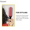 Koeuoi Classic Styling Curly Hair Brush. 9 Row Black Brush