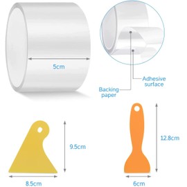 3 Stück Auto Einstiegsleisten Kantenschutz Aufkleber, Universelle Kfz-Aufkleber Schutzvorrichtung Vinyl Schutzaufkleber für Auto Fahrrad Motorrad (5CM*3M)