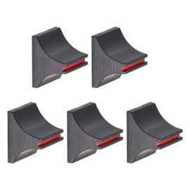 Rebower Potentiometer Mixer Fader Cap Straight Sliding, [for 4x1.6mm Shaft Switch Cap] - ABS/Red Black/ 5Pcs