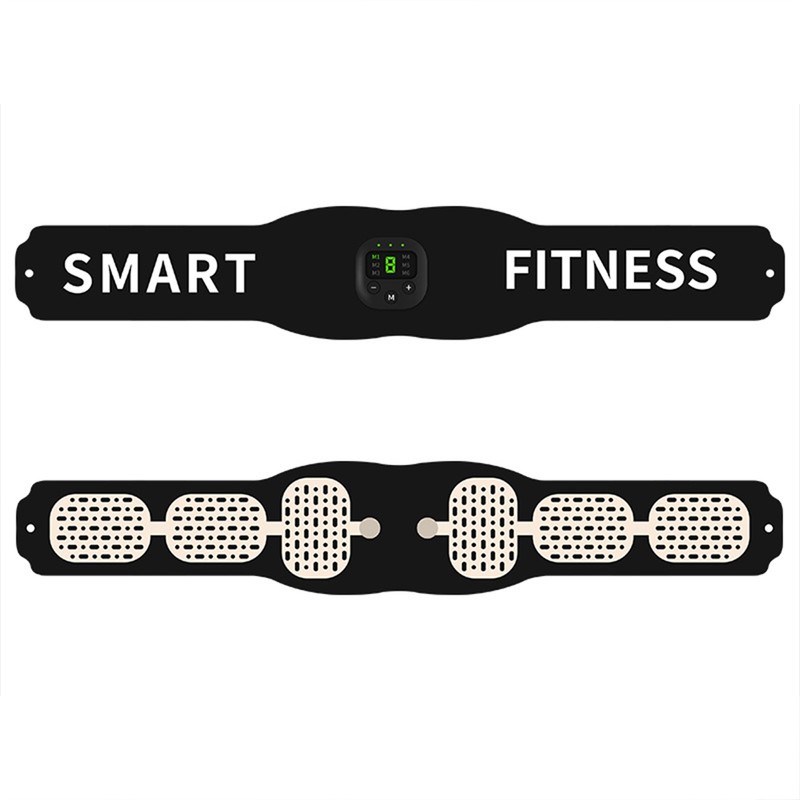 6 Modes Abdominal Waist Trimmer Ab Muscle Stimulator Belt Flat