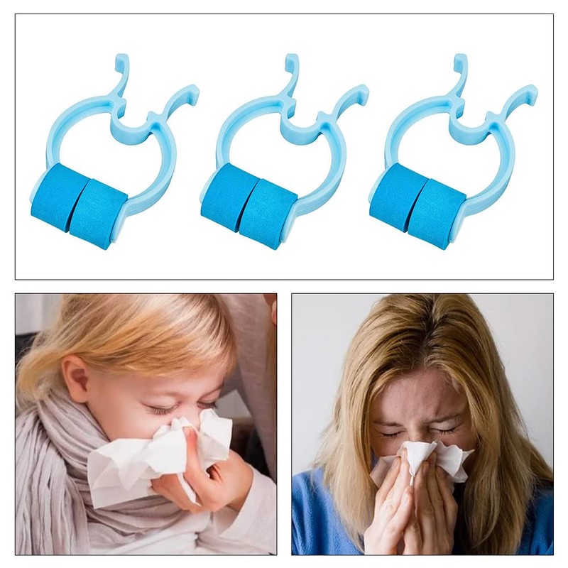 KAEGOUSY 6 Pcs Nose Stop Clips Plastic Foam Nose Clips