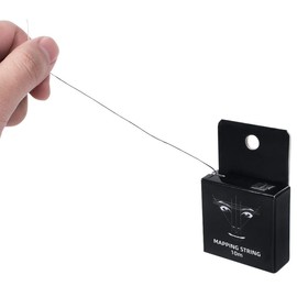 Pack of 2 Eyebrow Cords Pre Coloured Thread Microblading Brow Mapping String for Semi Permanent Eyebrow Tattoo