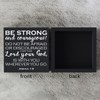 Bible Verse Wooden Box Sign Plaque Be Strong and Courageous