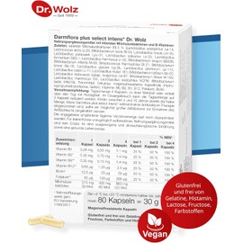 Darmflora Plus select capsules from Dr. Wolz Zell-Hefepraep. 252