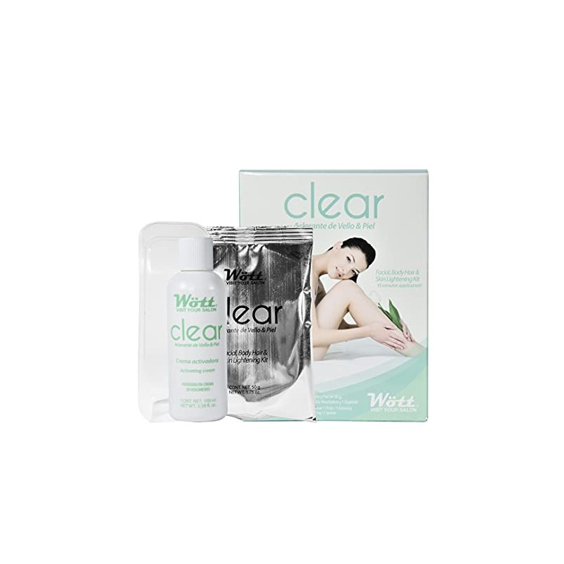 Aclarante de Vello y Piel Clear Wött - Decolorante crema