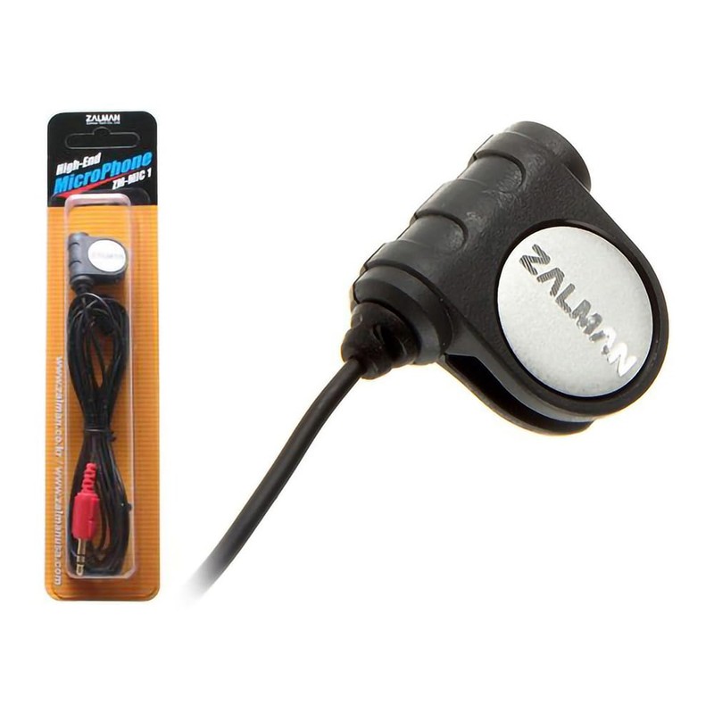 Zalman ZM-MIC1 High Sensitivity Headphone Microphone with Mini Clip, Computer
