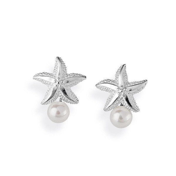 Heartbreaker Sealife LD SL 21 PW White Synthetic Pearl Sterling