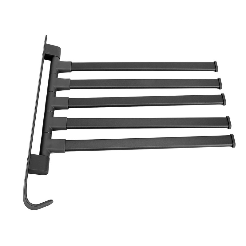 Swivel Towel Rack 5 Arm Swivel Towel Bar Wall Mounted