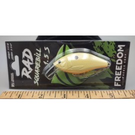 Freedom NEW Freedom Tackle RAD Squarebill 1.5S 3/8 oz / 2-3/8" Bone /os