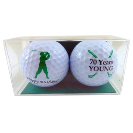 Westmon Works 70th Birthday Golf Balls Gift Pack for for Golfers