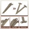 sourcing map 4" Folding Lid Support Hinges, Lift Up Stay