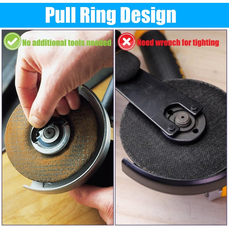 Yakamoz 2PCS M10 Thread Angle Grinder Lock Nuts, Quick Release