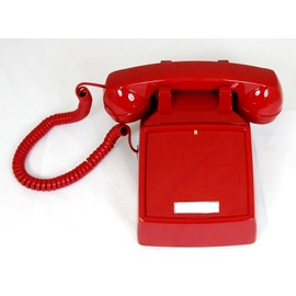 250047-VBA-NDL Red desk no dial
