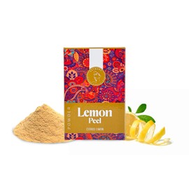 AATMANA Lemon Peel Powder, Lemon Peel Powder, Citrus Limonum, Natural Soft and Smooth Skin Care, Face Pack, Used for Soap Making, Stimulates Hair Growth - 100g