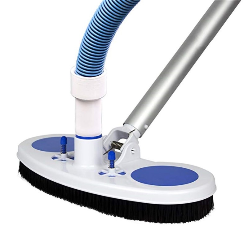 13inch Weighted Pool Vacuum Head with Nylon Bristles Swivel Hose