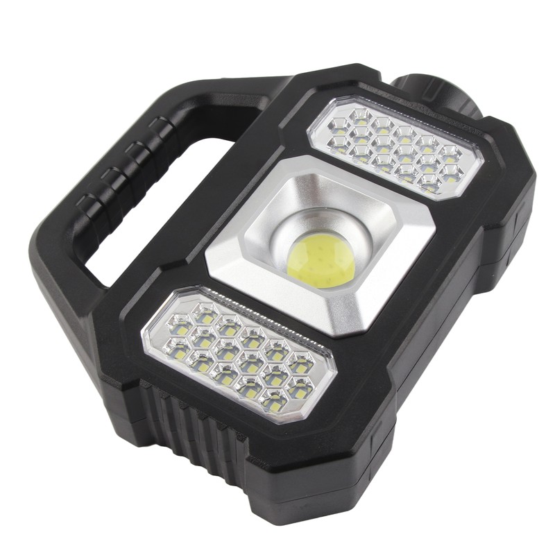 Solar Outdoor Flashlight Portable Rechargeable Super Bright Waterproof Multifunction Work