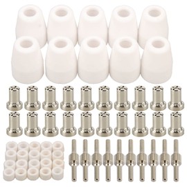 KERUE 60個 PT-31 ニッケルメッキ 拡張エアプラズマ切断ノズル電極消耗品 CUT-40 CUT-50D CT-312に適合