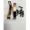 Curtain Pole Bracket Metal 19mm Copper Heavy Duty Rod Wall