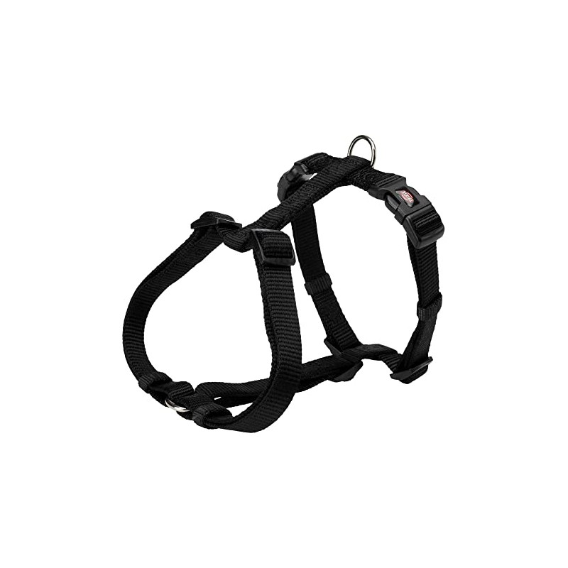 TRIXIE Premium H-Geschirr L: 60–87 cm/25 mm schwarz