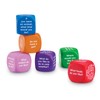 Learning Resources Conversation Cubes -Ages 6+, Foam Cubes for Social