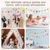 2PCS Pennant Banner Flags, Fabric Bunting Banner Nursery Garland Decor,