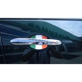 Cupeez IRISH FLAG AUTO ACCESSORY CAR DOOR HANDLE SCRATCH COVER GUARD PROTECTOR FIT ALL