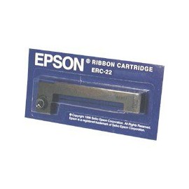 Genuine Epson (ERC-22B) 12-Pack Black Ribbon Cartridge For: M-180, M-181, M-183, M-185 (E65103)