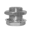 Beduan 1/4" NPT Stainless Steel Female Bulkhead Coupler Thru-bulk Pipe